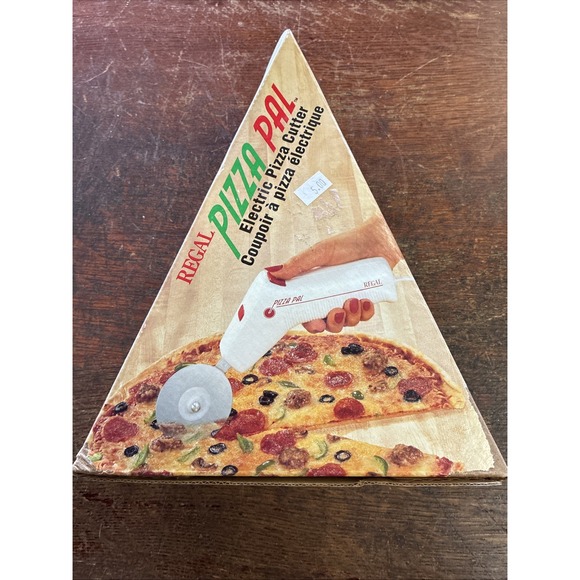 Regal Pizza Pal Electric Pizza Cutter K7860 Tested and Works With Paperwork - Picture 1 of 6